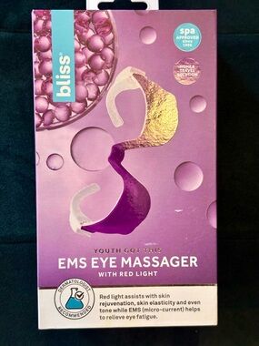 Bliss EMS Eye Massager - Purple NWT